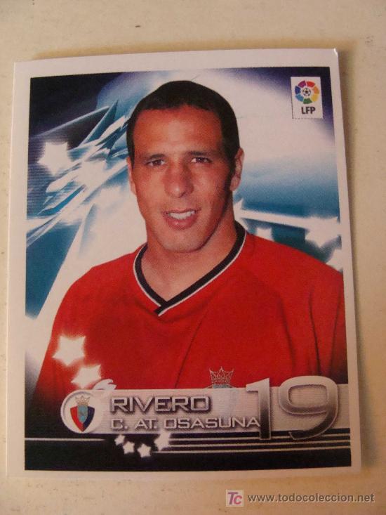 Fu&szlig;ball-Sticker: CROMO DE LA LIGA 2002 - 2003.C.AT.OSASUNA 246 RIVERO PANINI. PERFECTO.