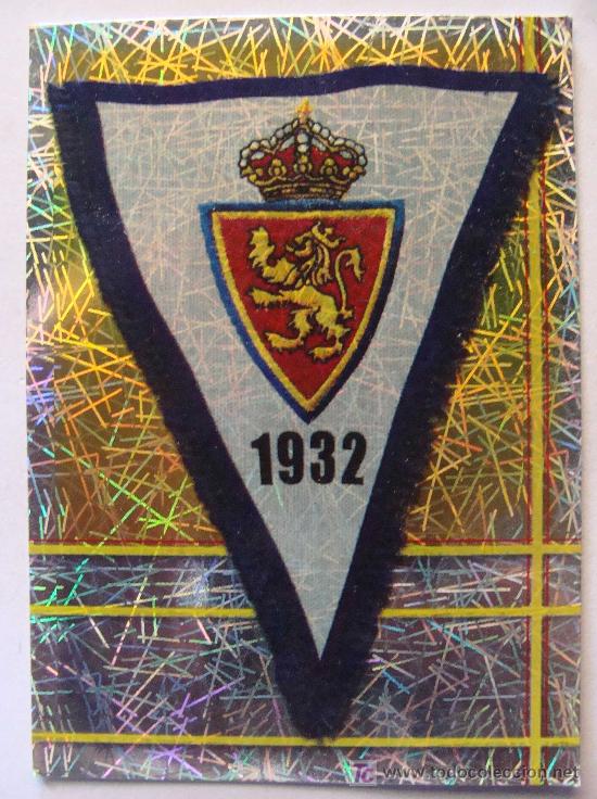 Football Stickers: FICHA DE LA LIGA 2006 - 2007. REAL ZARAGOZA CLUB DE F&Uacute;TBOL. 271 ESCUDO. 1932. MUNDI CROMO.