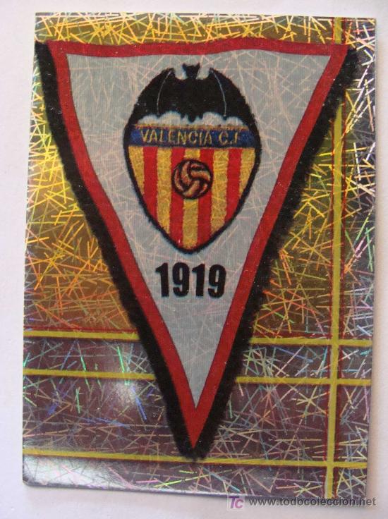 Cromos de Futebol: FICHA DE LA LIGA 2006 - 2007. VALENCIA CLUB DE F&Uacute;TBOL. 55 ESCUDO. 1919. MUNDI CROMO.