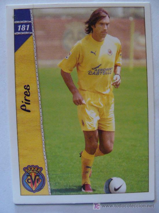 Figurine di Calcio: FICHA DE LA LIGA 2006 - 2007.VILLAREAL 181 PIRES MUNDI CROMO.
