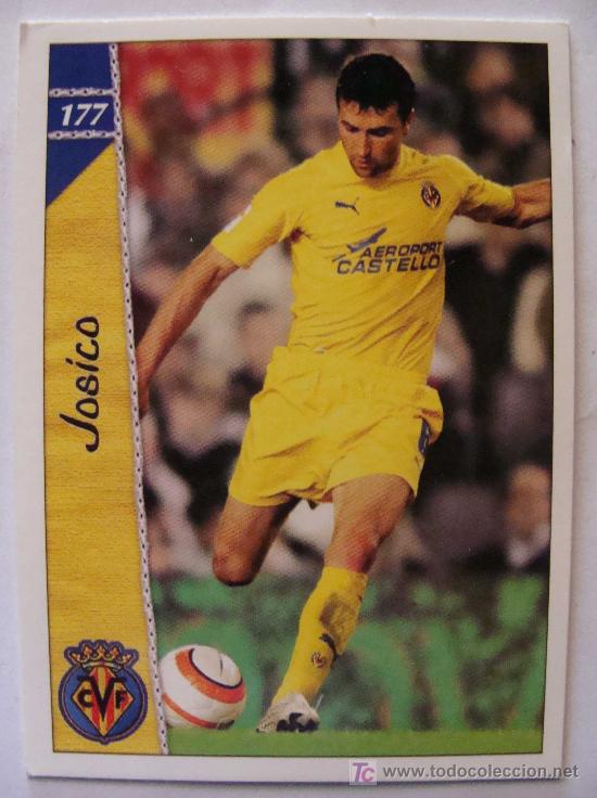 Fu&szlig;ball-Sticker: FICHA DE LA LIGA 2006 - 2007.VILLAREAL 177 JOSICO MUNDI CROMO.