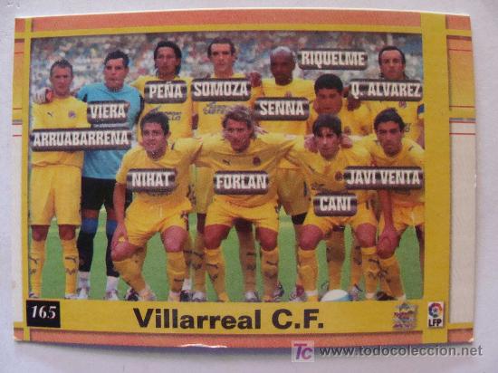 Fu&szlig;ball-Sticker: FICHA DE LA LIGA 2006 - 2007.VILLAREAL 165 EQUIPO MUNDI CROMO.