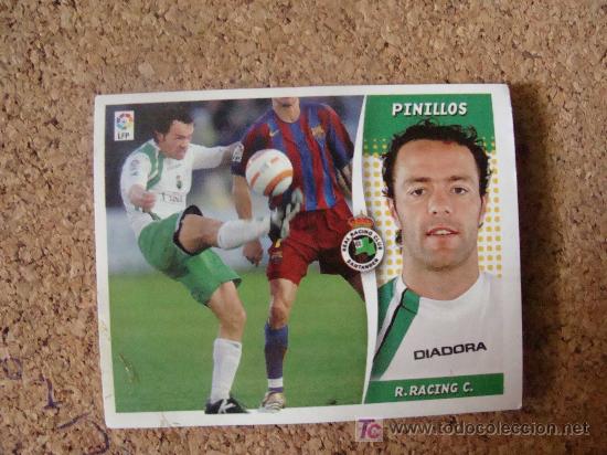 Fu&szlig;ball-Sticker: CROMO DE LA LIGA 2006 - 2007. R.RACING C. PINILLOS   COLECCIONES ESTE.