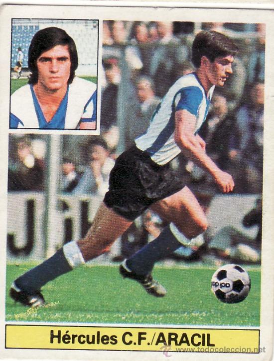 Cromos de f&uacute;tbol: ESTE 81-82 HERCULES ARACIL - Foto 1