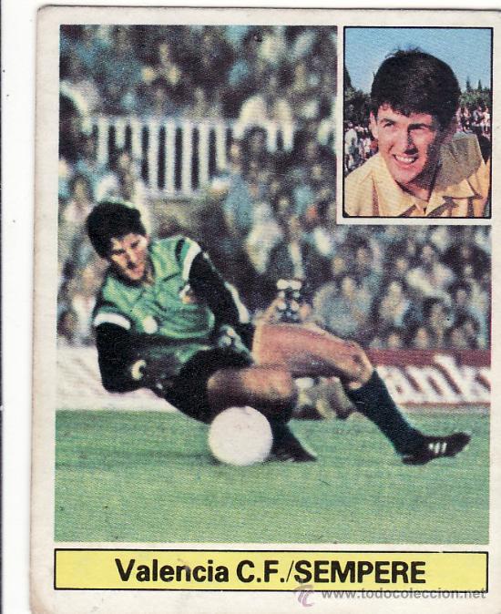 Cromos de f&uacute;tbol: ESTE 81-82 VALENCIA SEMPERE - Foto 1