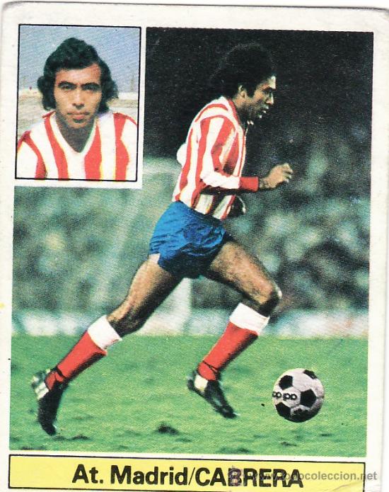 Cromos de f&uacute;tbol: ESTE 81-82 CABRERA - Foto 1
