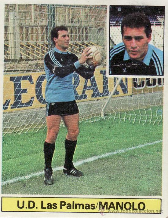 Cromos de f&uacute;tbol: ESTE 81-82 MANOLO LAS PALMAS - Foto 1