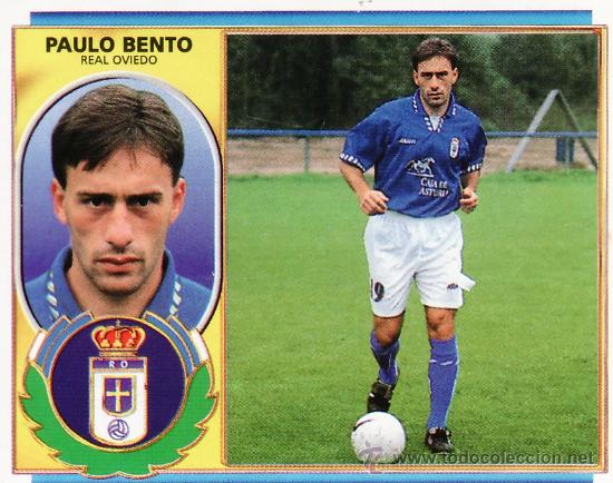Cromos de f&uacute;tbol: COLOCA ESTE 96-97 BENTO OVIEDO - Foto 1