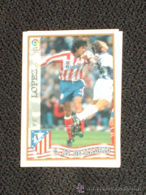 Figurine di Calcio: 1 CROMO---TEMPORADA 97/98---MUNDICROMO (MC SPORT)---ATLETICO DE MADRID---N&ordm; 97---LOPEZ