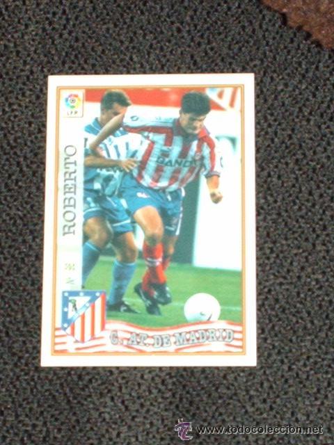 Figurine di Calcio: 1 CROMO---TEMPORADA 97/98---MUNDICROMO (MC SPORT)---ATLETICO DE MADRID---N&ordm; 96---ROBERTO
