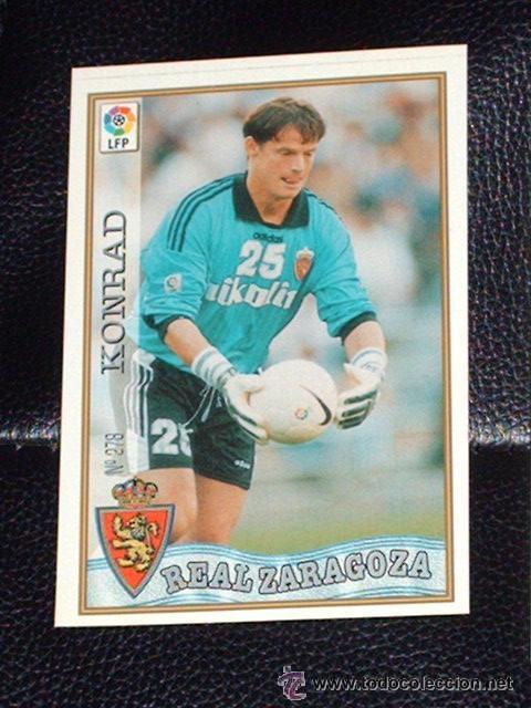 Cromos de F&uacute;tbol: 1 CROMO---TEMPORADA 97/98---MUNDICROMO (MC SPORT)---REAL ZARAGOZA---N&ordm; 278---KONRAD