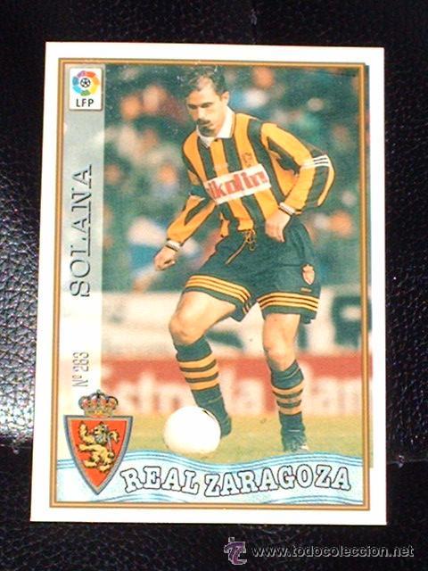 Cromos de F&uacute;tbol: 1 CROMO---TEMPORADA 97/98---MUNDICROMO (MC SPORT)---REAL ZARAGOZA---N&ordm; 283---SOLANA
