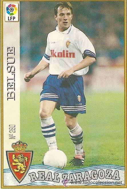 Cromos de F&uacute;tbol: 1 CROMO---TEMPORADA 97/98---MUNDICROMO (MC SPORT)---REAL ZARAGOZA---N&ordm; 280---BELSUE