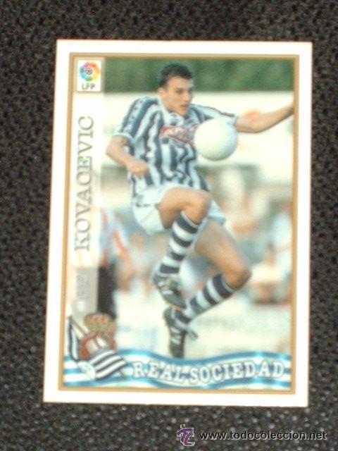 Cartes &agrave; collectionner de Football: 1 CROMO---TEMPORADA 97/98---MUNDICROMO (MC SPORT)---REAL SOCIEDAD---N&ordm; 167---KOVACEVIC