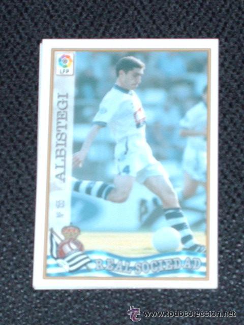 Cartes &agrave; collectionner de Football: 1 CROMO---TEMPORADA 97/98---MUNDICROMO (MC SPORT)---REAL SOCIEDAD---N&ordm; 155---ALBISTEGUI