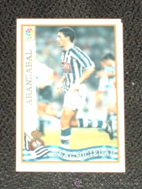 Cartes &agrave; collectionner de Football: 1 CROMO---TEMPORADA 97/98---MUNDICROMO (MC SPORT)---REAL SOCIEDAD---N&ordm; 156---ARANZABAL