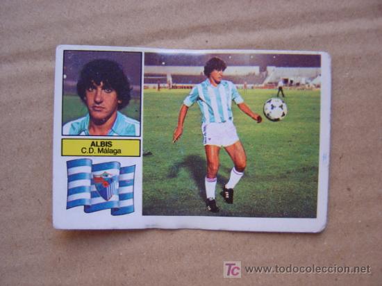 Cromos de f&uacute;tbol: ALBIS - C.D. MALAGA - EDICIONES ESTE 1982-83 - COLOCA - Foto 1