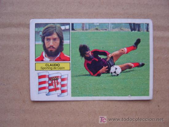 Cromos de f&uacute;tbol: CLAUDIO - SPORTING DE GIJON - EDICIONES ESTE 1982-83 - BAJA - Foto 1