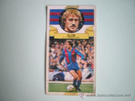 Cromos de f&uacute;tbol: ESTE 85 86 BARCELONA CLOS DIFICIL - Foto 1