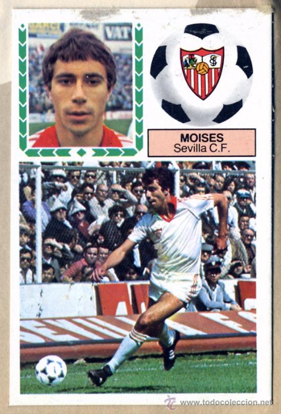 Cromos de f&uacute;tbol: EDICIONES ESTE LIGA 83-84. MOISES - SEVILLA. - Foto 1