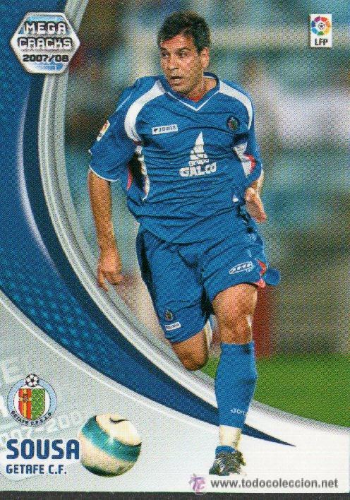 Football Stickers: PANINI SPORT---1 CROMO TEMPORADA 2007-2008 (MEGA CRAKS)---GETAFE C.F---N&ordm; 140---SOUSA