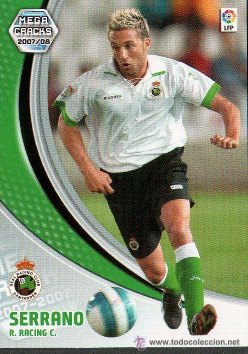 Cromos de F&uacute;tbol: PANINI SPORT---1 CROMO TEMPORADA 2007-2008 (MEGA CRAKS)---RACING DE SANTANDER---N&ordm; 247--SERRANO
