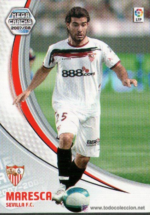 Cromos de f&uacute;tbol: PANINI SPORT---1 CROMO TEMPORADA 2007-2008 (MEGA CRAKS)--SEVILLA C.F--N&ordm; 282---MARESCA