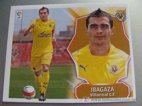 Cromos de Futebol: CROMO DE LA LIGA 2008 - 2009. IBAGAZA. VILLAREAL CLUB DE F&Uacute;TBOL. EDICIONES ESTE.