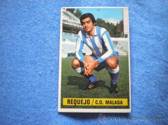 Cromos de f&uacute;tbol: ESTE 74 75 MALAGA REQUEJO DIFICIL - Foto 1