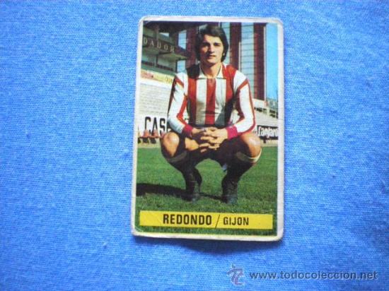 Cromos de f&uacute;tbol: ESTE 74 75 SPORTING GIJON REDONDO DIFICIL - Foto 1
