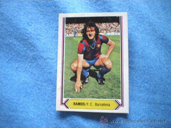 Cromos de f&uacute;tbol: ESTE 80 81 BARCELONA RAMOS - Foto 1