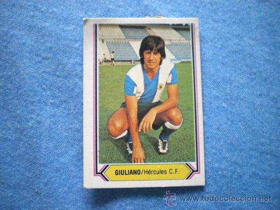 Cromos de f&uacute;tbol: ESTE 80 81 HERCULES GIULIANO - Foto 1
