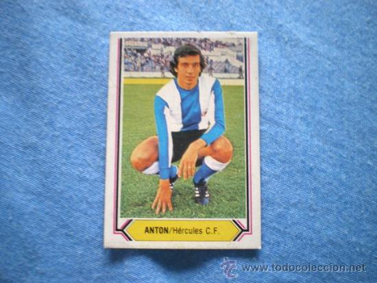 Cromos de f&uacute;tbol: ESTE 80 81 HERCULES ANTON - Foto 1