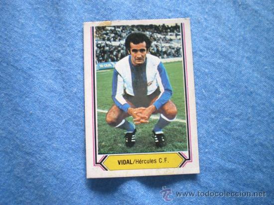Cromos de f&uacute;tbol: ESTE 80 81 HERCULES VIDAL - Foto 1