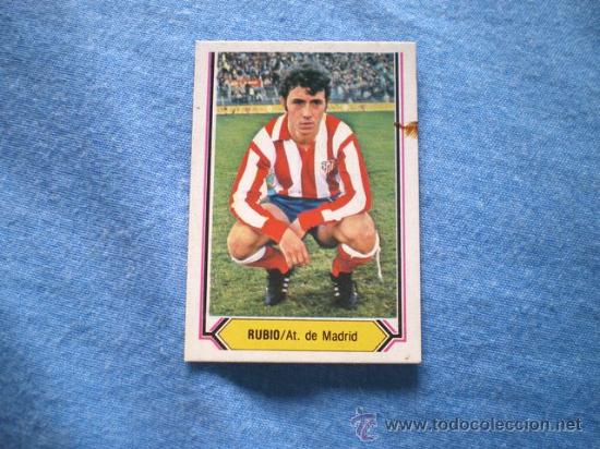 Cromos de f&uacute;tbol: ESTE 80 81 AT. MADRID RUBIO - Foto 1