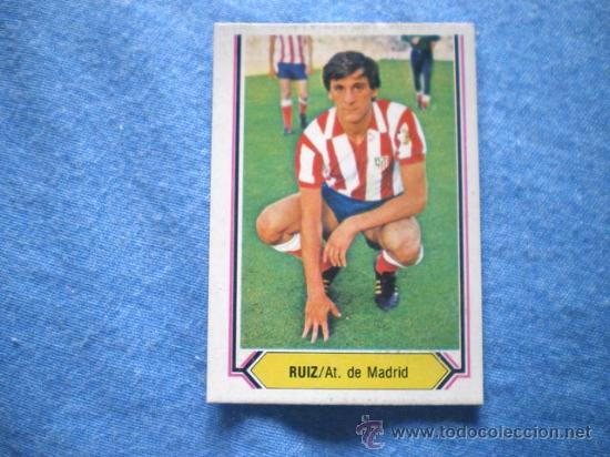 Cromos de f&uacute;tbol: ESTE 80 81 AT. MADRID RUIZ - Foto 1