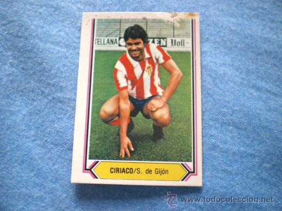 Cromos de f&uacute;tbol: ESTE 80 81 SPORTING GIJON CIRIACO - Foto 1