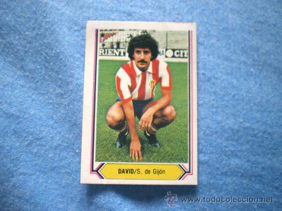 Cromos de f&uacute;tbol: ESTE 80 81 SPORTING GIJON DAVID - Foto 1