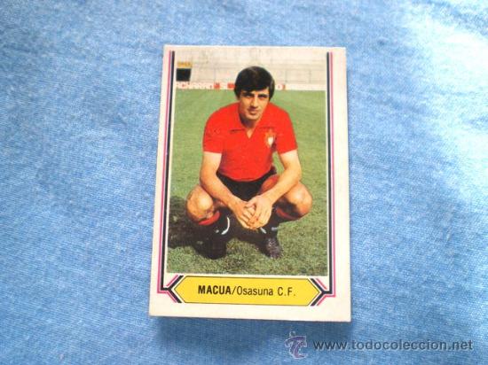 Cromos de f&uacute;tbol: ESTE 80 81 OSASUNA MACUA - Foto 1