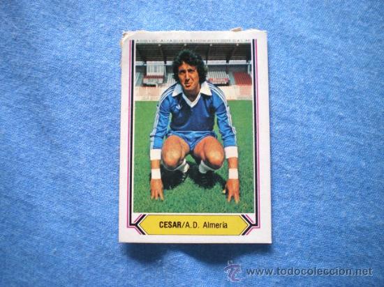 Cromos de f&uacute;tbol: ESTE 80 81 ALMERIA CESAR - Foto 1