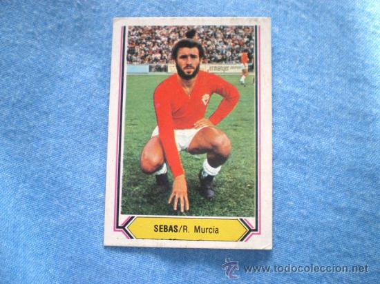 Cromos de f&uacute;tbol: ESTE 80 81 MURCIA SEBAS - Foto 1