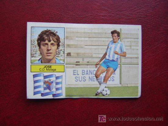 Cromos de f&uacute;tbol: JOSE - C.D. MALAGA - EDICIONES ESTE 82-83 - 1982-1983 - Foto 1