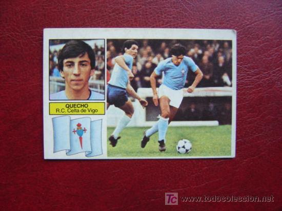 Cromos de f&uacute;tbol: QUECHO - R.C. CELTA DE VIGO - EDICIONES ESTE 82-83 - 1982-1983 - Foto 1