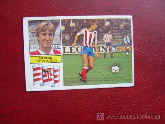 Cromos de f&uacute;tbol: MACEDA - SPORTING DE GIJON - EDICIONES ESTE 82-83 - 1982-1983 - Foto 1