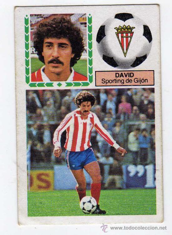 Cromos de f&uacute;tbol: david coloca del gijon este 83-84,nuevo - Foto 1
