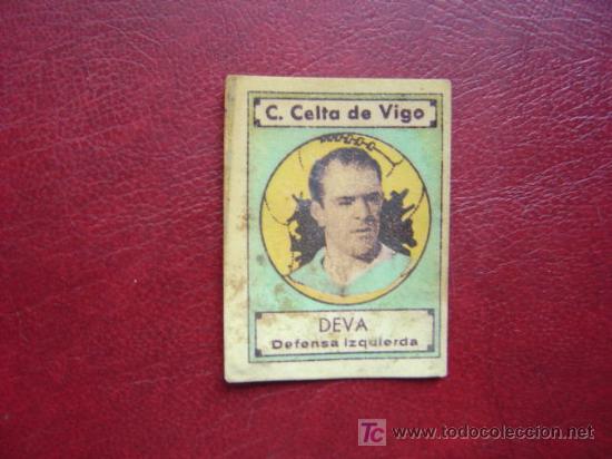 Cromos de f&uacute;tbol: DEVA - CELTA DE VIGO - A&Ntilde;O 1942 - SOBRE BALON, ED. DESCONOCIDA - Foto 1