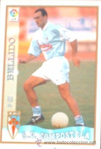 Football Stickers: 1 CROMO---TEMPORADA 97/98---MUNDICROMO (MC SPORT)---S.D COMPOSTELA---N&ordm; 220---BELLIDO