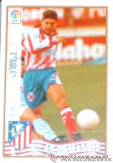 Football Stickers: 1 CROMO---TEMPORADA 97/98---MUNDICROMO (MC SPORT)---ATLETICO DE MADRID---N&ordm; 98---GELI