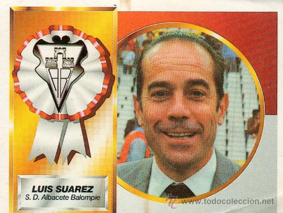 Cromos de f&uacute;tbol: Ed. Este 94 - 95 / Luis Su&aacute;rez - Albacete - dif&iacute;cil - Foto 1