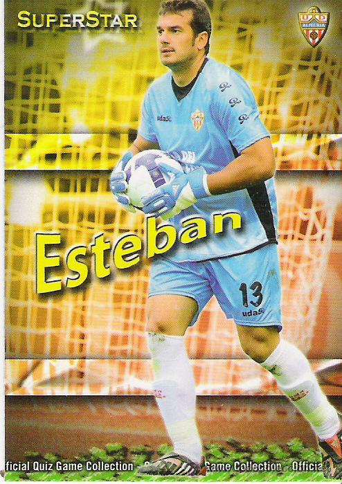 Figurine di Calcio: 1 CROMO---TEMPORADA 2009-2010--MUNDICROMO (MC SPORT)---U.D ALMERIA--N&ordm; 294---(SUPERSTAR)--ESTEBAN